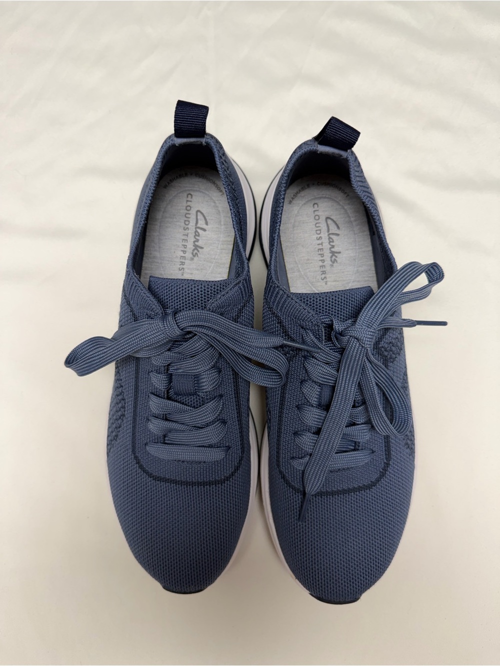 Clark’s Cloudsteppers Women’s Size 9 Dark Navy Blue Casual Comfort Gently Used